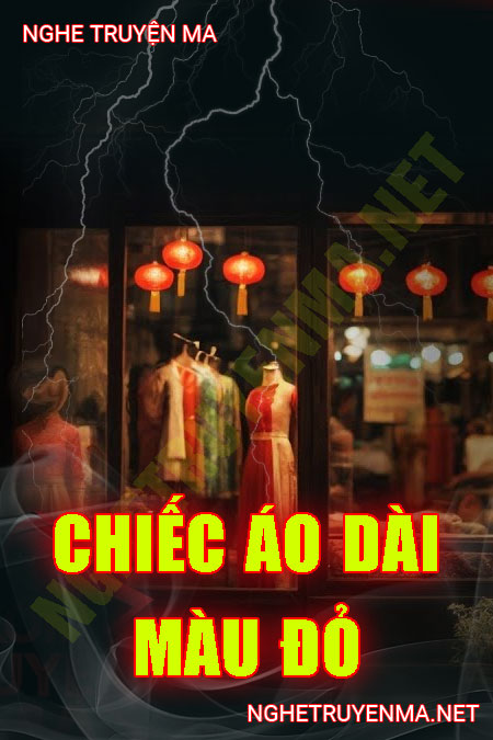 Chiếc áo dài màu đỏ